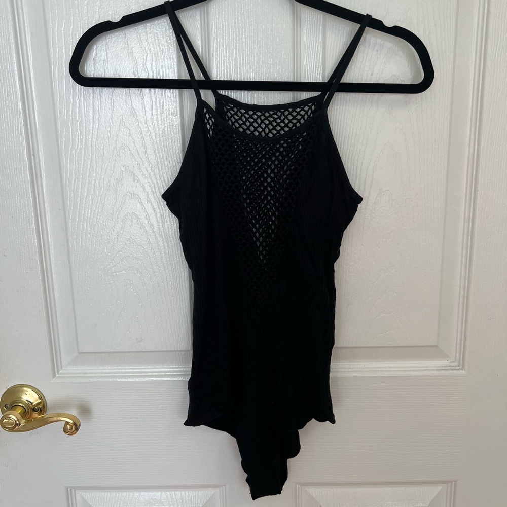Emma & Sam Black Ribbed Bodysuit - Picture 4 of 7